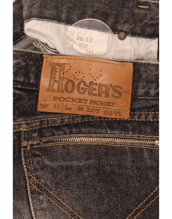 Roy Rogers Straight Jeans til mænd W32 L35 Grå bomuld