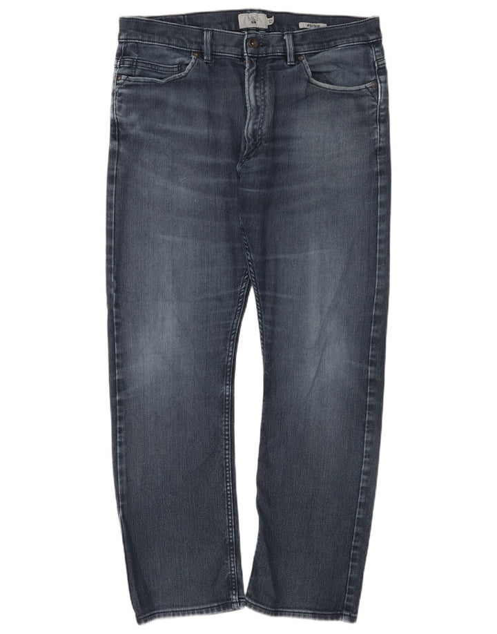 Marks & Spencer Herre Slim Jeans W36 L31 Blå Bomuld