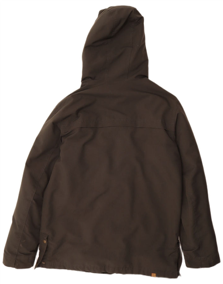Quiksilver Herre Hooded Windbreaker Jacket UK 38 Medium Grey Polyester