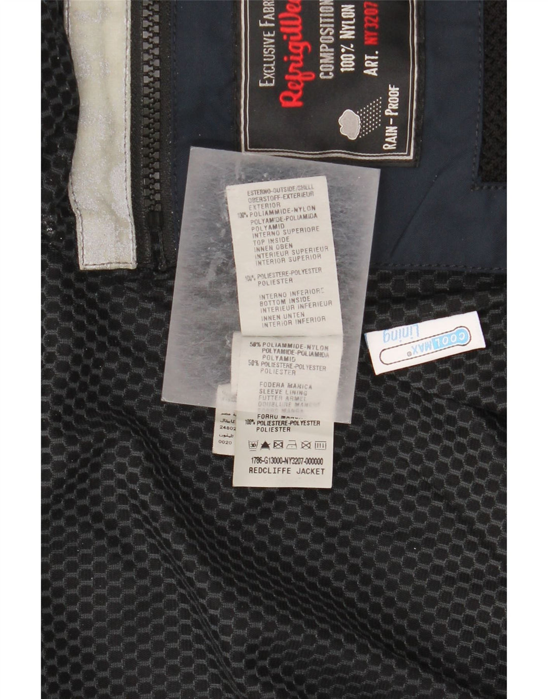 Refrigiwear Herre Bomber Jacket UK 40 Large Navy Blue Polyamide