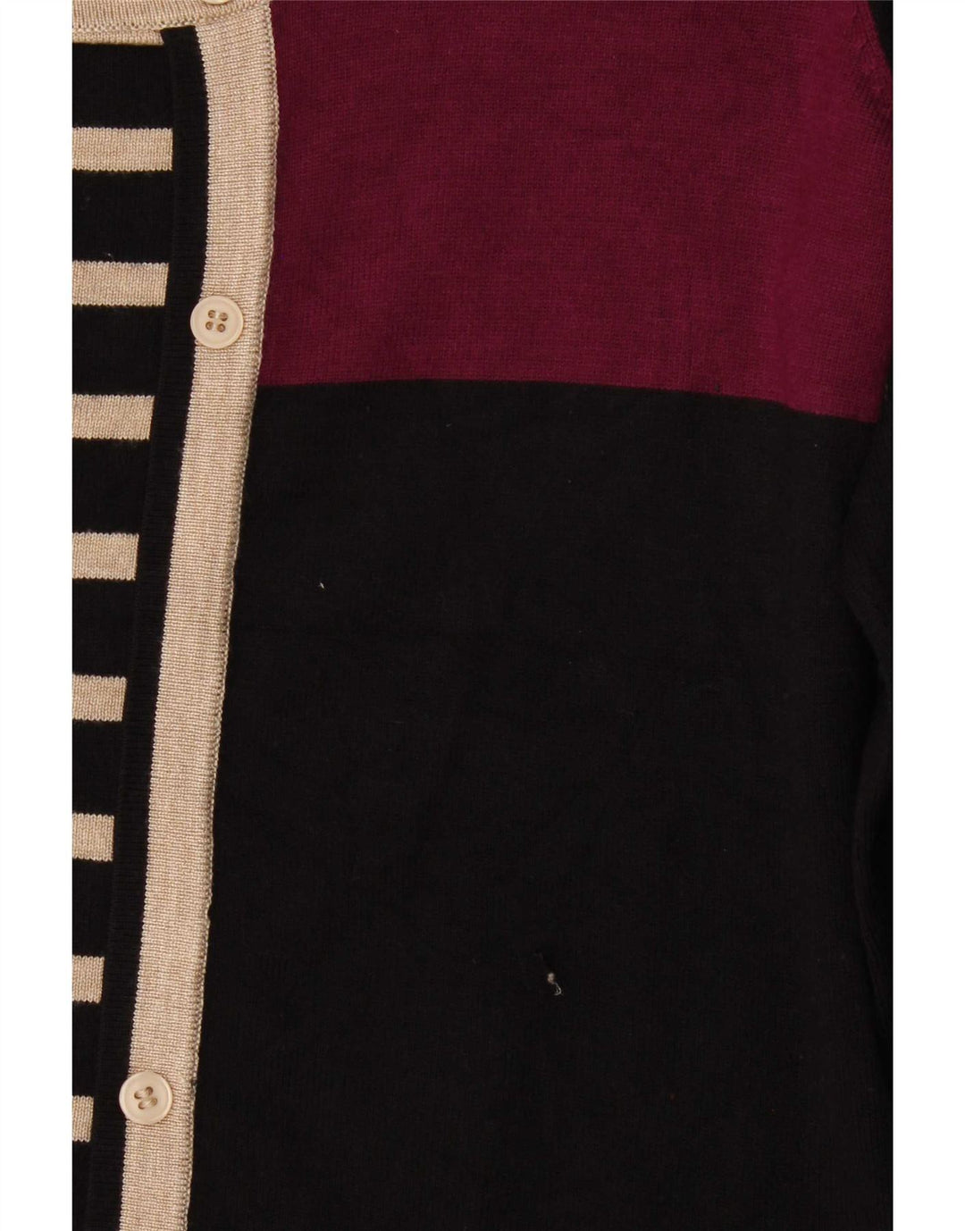 M&Co Dame Boat Neck Jumper Sweater UK 14 Medium Black Colourblock