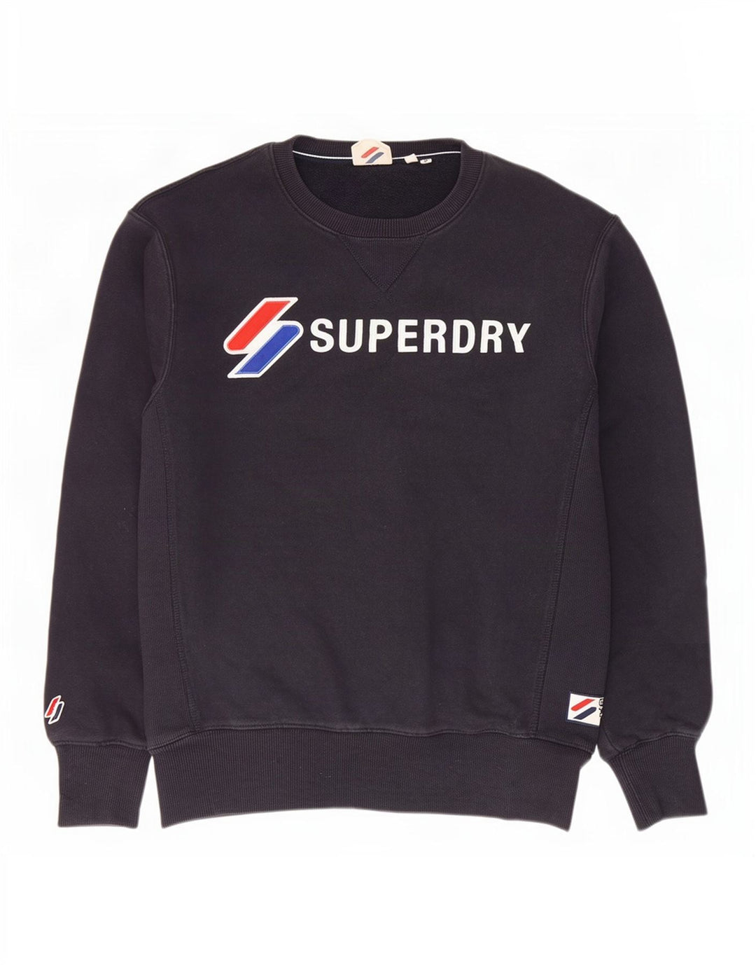 Superdry grafisk sweatshirt til mænd Medium marineblå bomuld