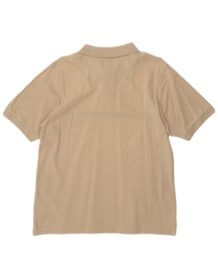 TIMBERLAND Poloshirt til mænd Medium beige stribet bomuld