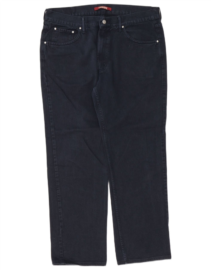 Carrera Straight Jeans til mænd W38 L30 Marineblå Bomuld