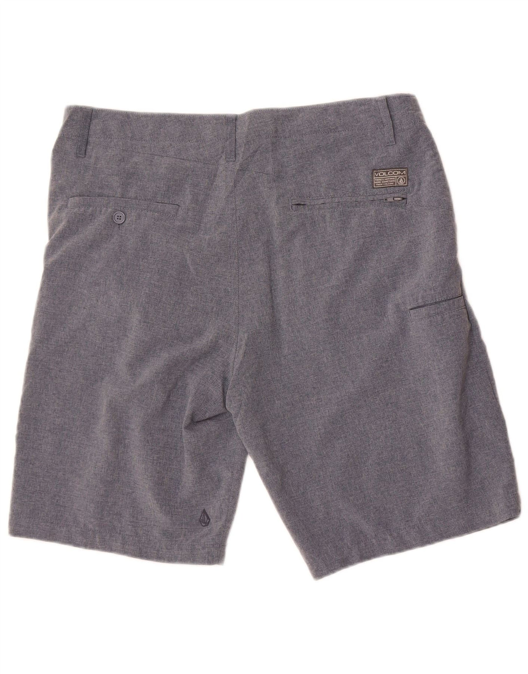 Volcom Herre Cargo Shorts W33 Medium Navy Blue Polyester