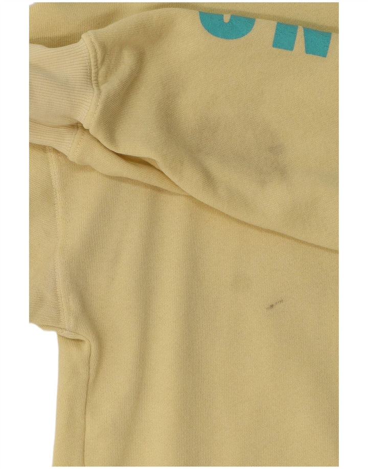 Billabong Herre Grafisk Sweatshirt Jumper Lille Gul Bomuld