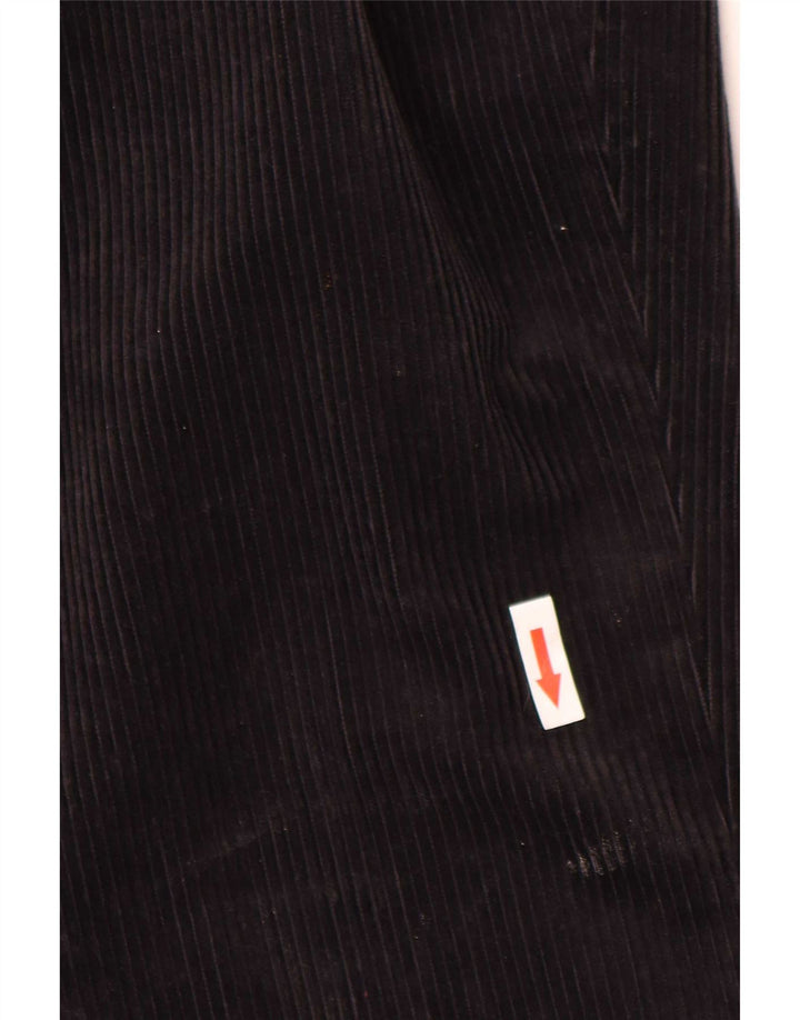 Marks & Spencer Herre Lige Regular Corduroy Bukser W44 L29 Sort
