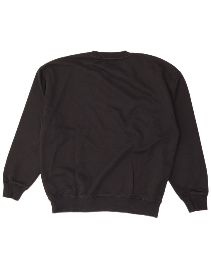 Converse Herre grafisk sweatshirt Jumper Medium Sort Bomuld