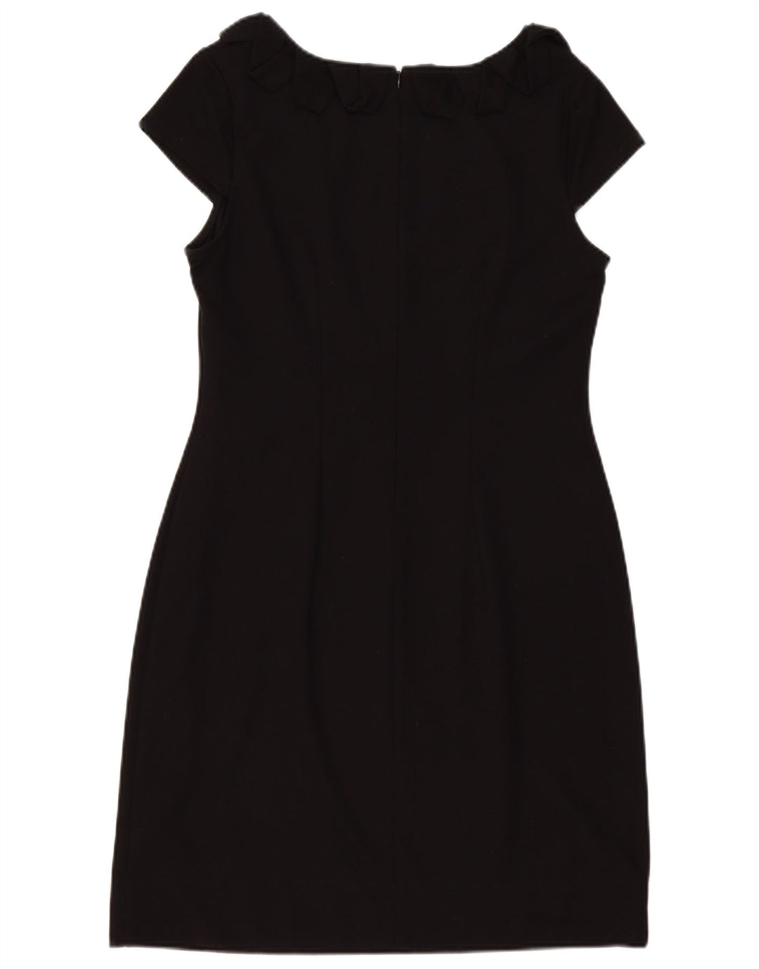 Marks & Spencer Womens Sheath Dress UK 14 Large Black Polyester
