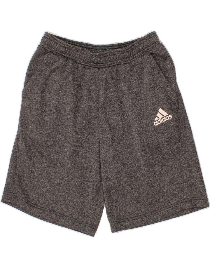 ADIDAS Boys Climalite Sport Shorts 15-16 Years Grey Polyester Vintage Adidas and Second-Hand Adidas from Messina Hembry 