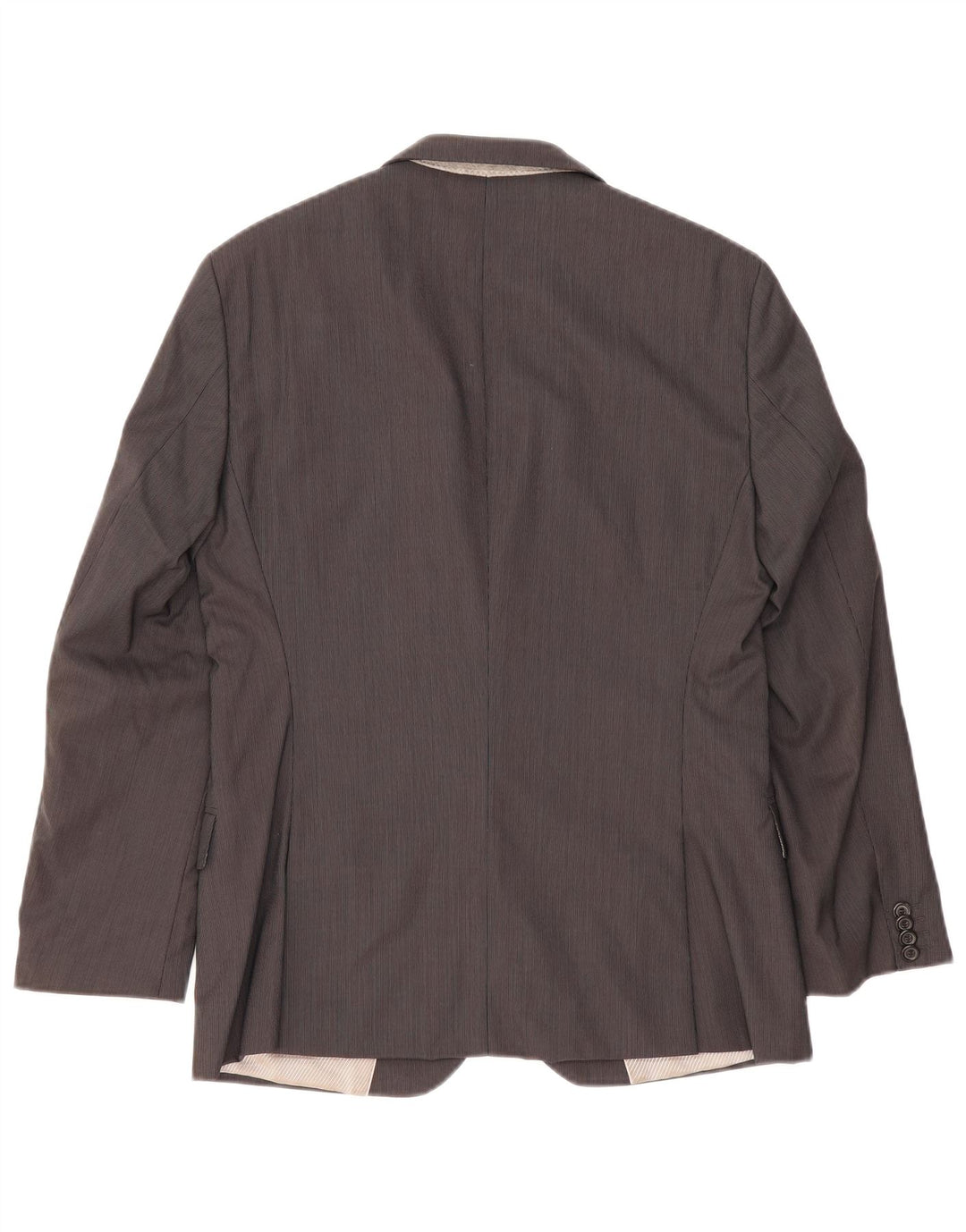 Hugo Boss Herre 2-knaps blazerjakke EU 46 Lille grå uld