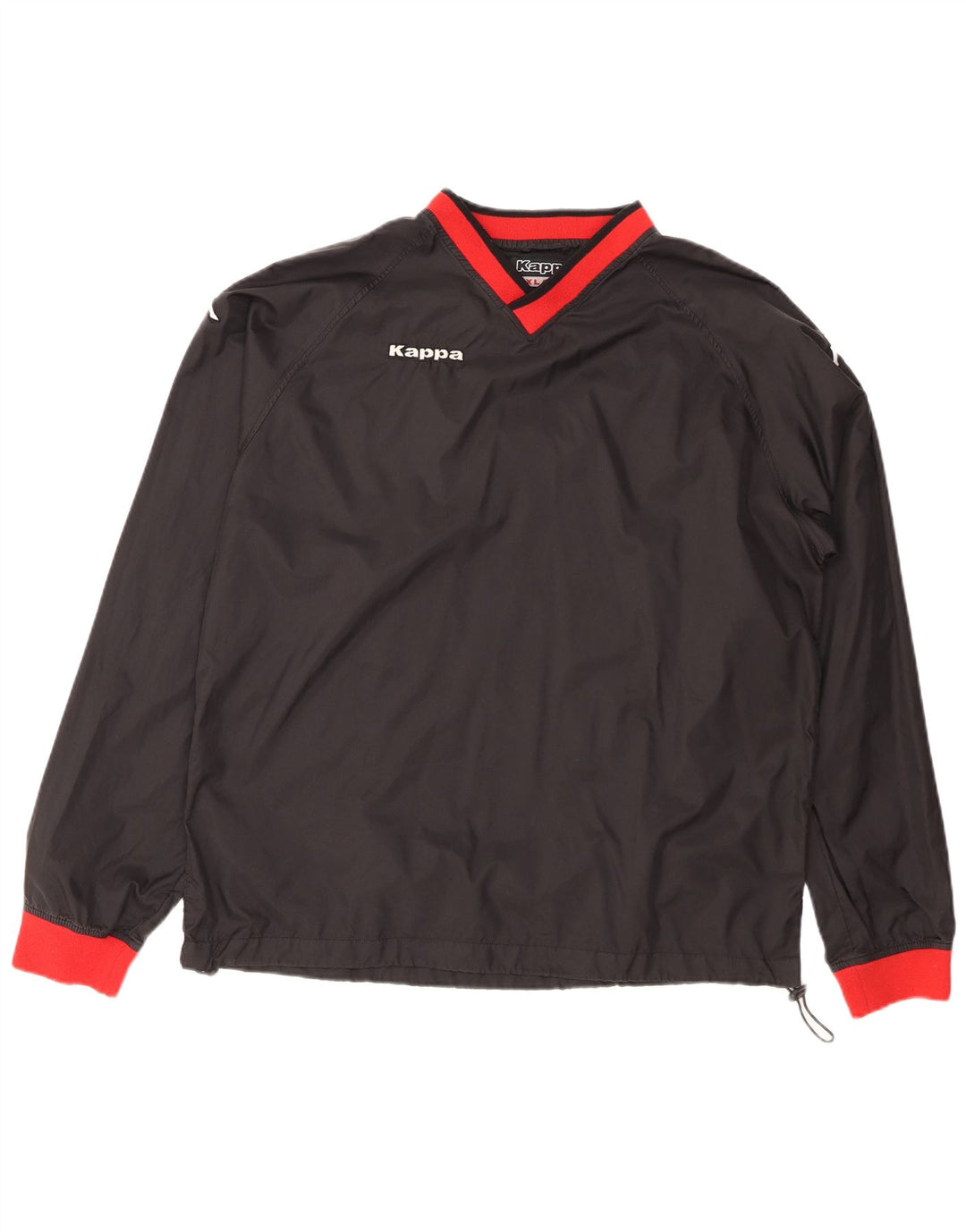 KAPPA Herre Pullover Træningsdragt Top 2XL Sort Colourblock Polyester