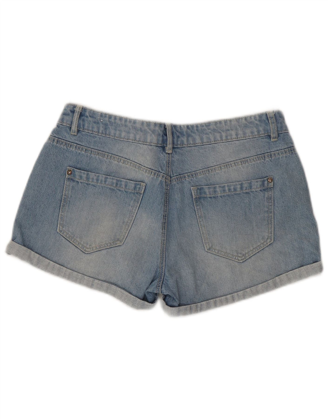 Pimkie Dame denim Shorts IT 40 Small W30 Blue Cotton