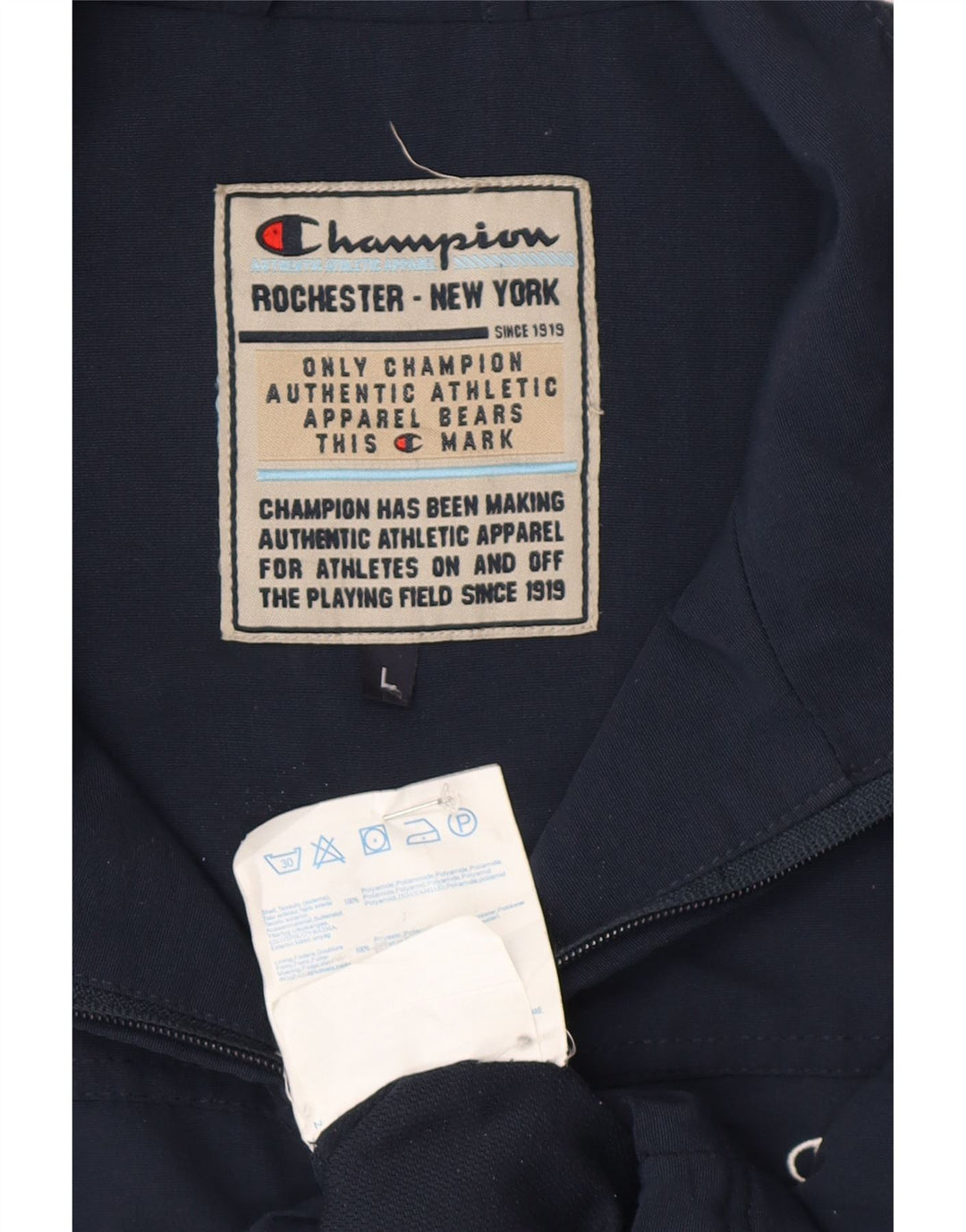 Champion Herre Gilet UK 40 Large Navy Blue Polyamid