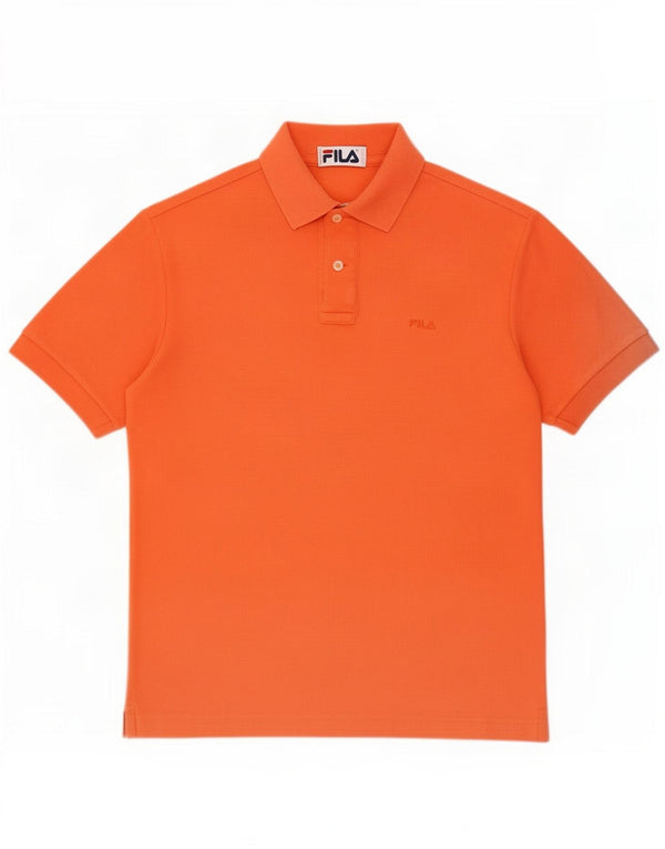 Fila Polo Shirt til mænd XS Orange Bomuld