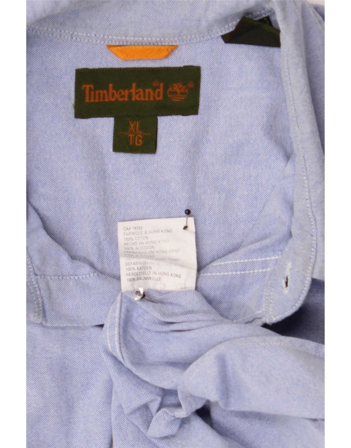 Timberland herreskjorte XL blå bomuld