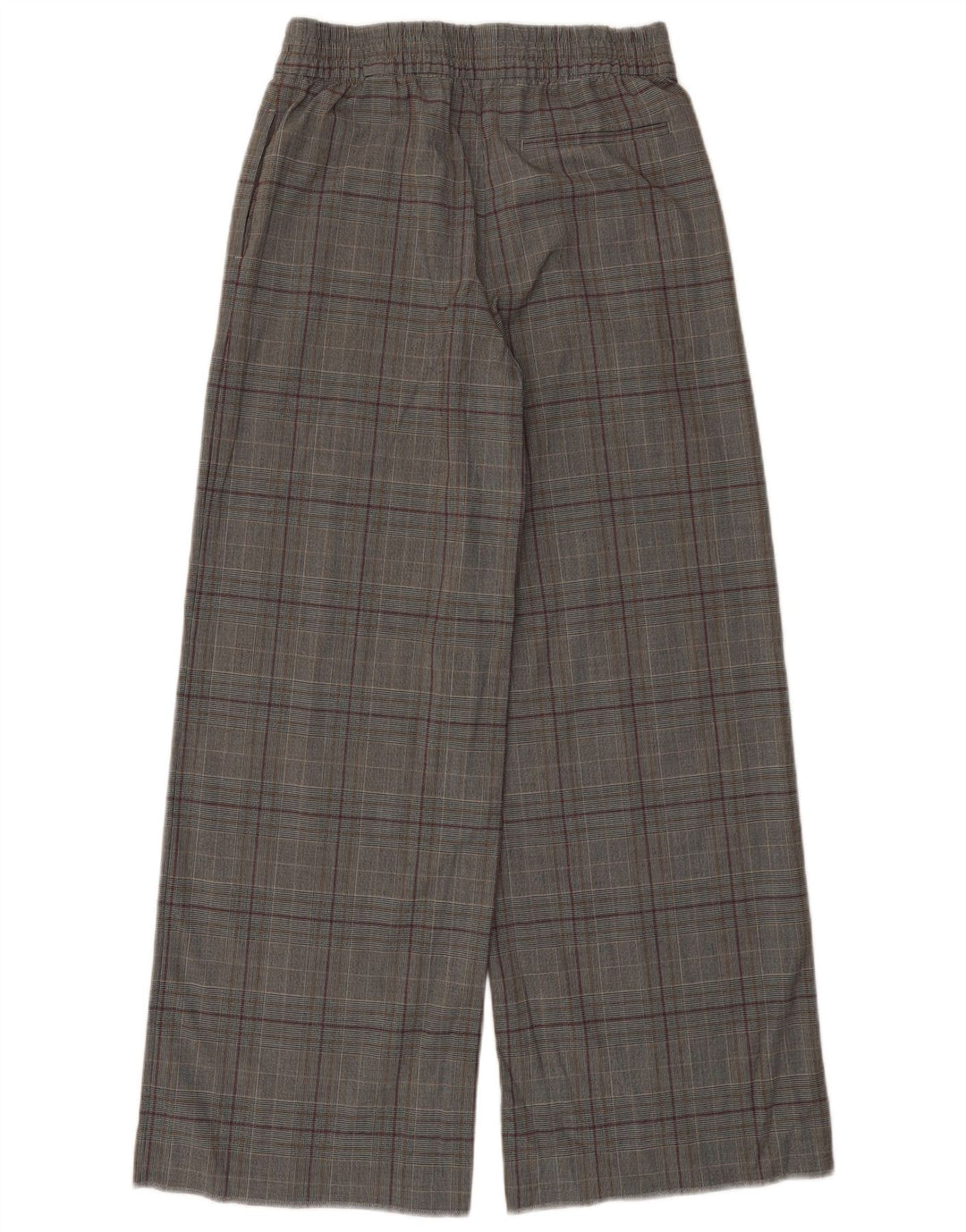 Marks & Spencer Chinobukser til kvinder UK 10 Small W26 L28 Grå ternet