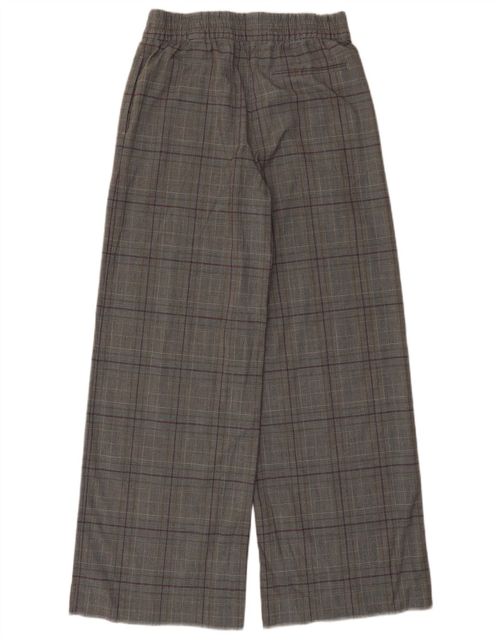 Marks & Spencer Chinobukser til kvinder UK 10 Small W26 L28 Grå ternet