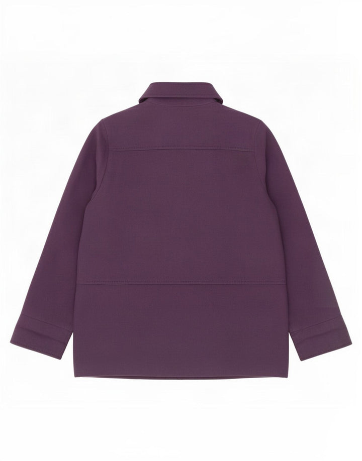 Marks & Spencer Dameoverfrakke UK 16 Large Purple New Wool