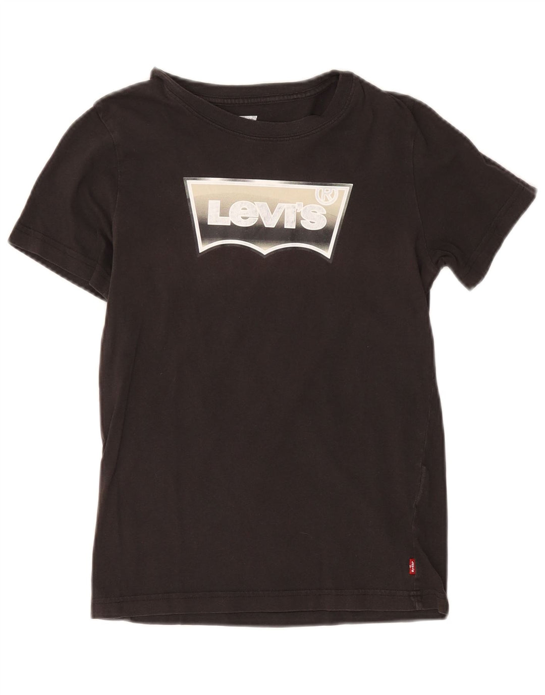 Levi's Boys Grafisk T-Shirt Top 11-12 år Sort Bomuld
