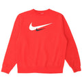 Nike Herre grafisk sweatshirt Jumper Medium Rød Bomuld