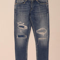 Dondup Herre Distressed Skinny Jeans W36 L29 Blå Bomuld