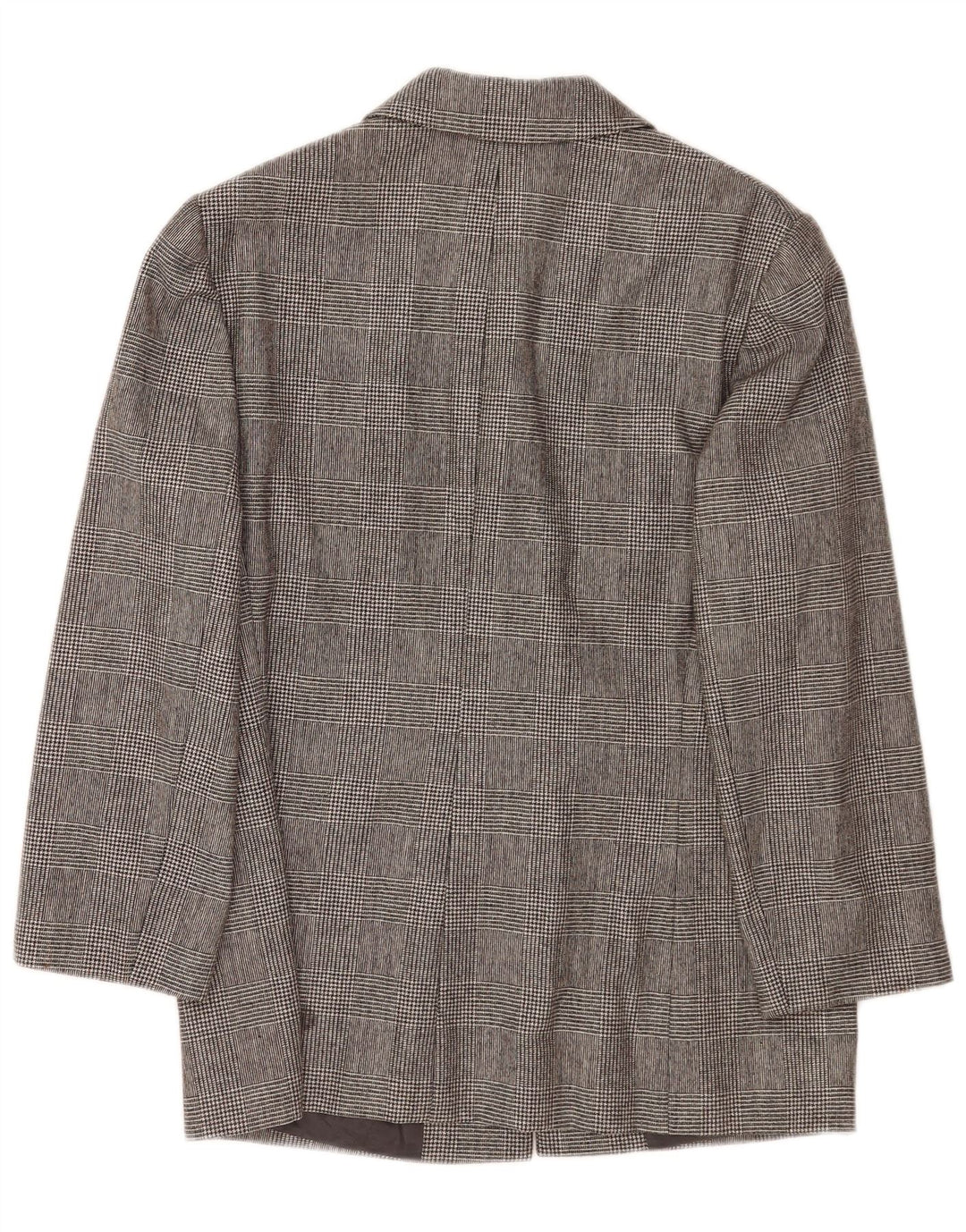 Valentino Dame 3-knaps blazerjakke UK 12 Medium Grey Houndstooth