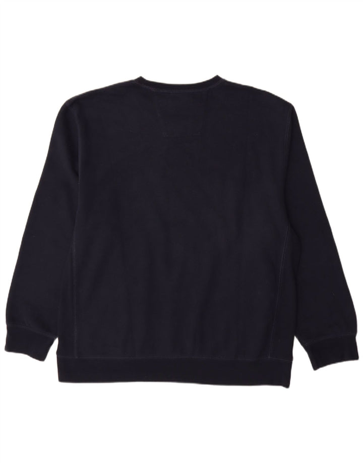 NAUTICA Sweatshirt til mænd 2XL Marineblå Bomuld