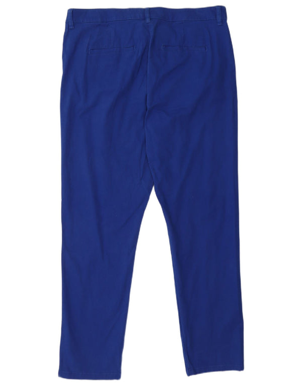 Marks & Spencer lige chinobukser til kvinder UK 16 Large W34 L28 Blue