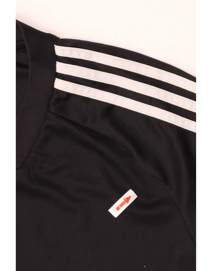 Adidas Herre Climacool T-Shirt Top Lille Sort Polyester
