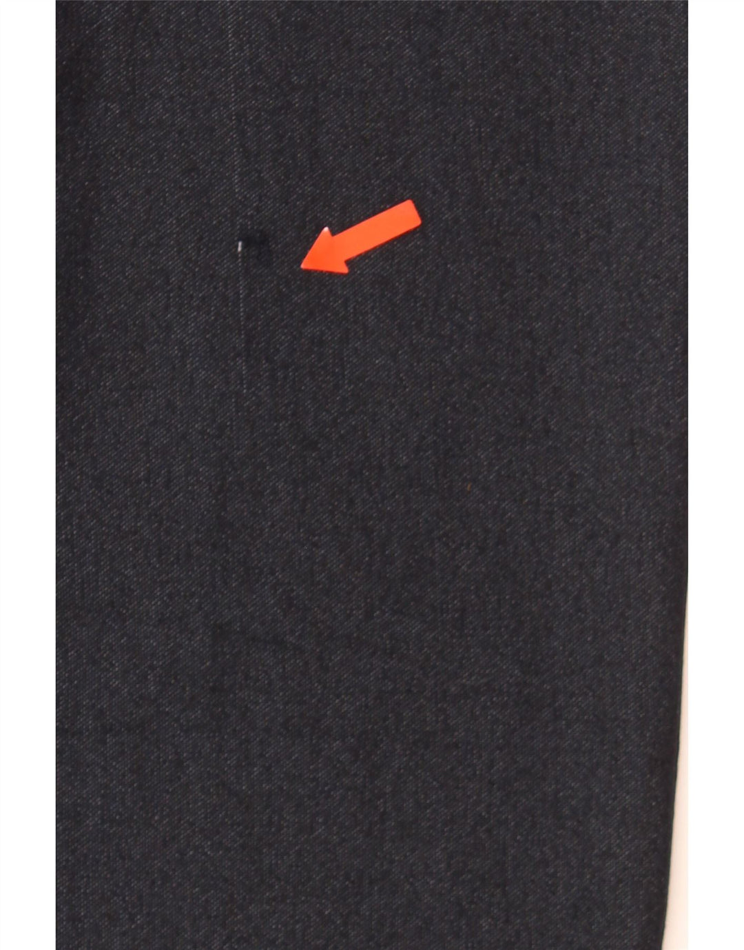 ZARA Womens Straight Chino Trousers Large W32 L27 Navy Blue Polyester Vintage Zara and Second-Hand Zara from Messina Hembry 
