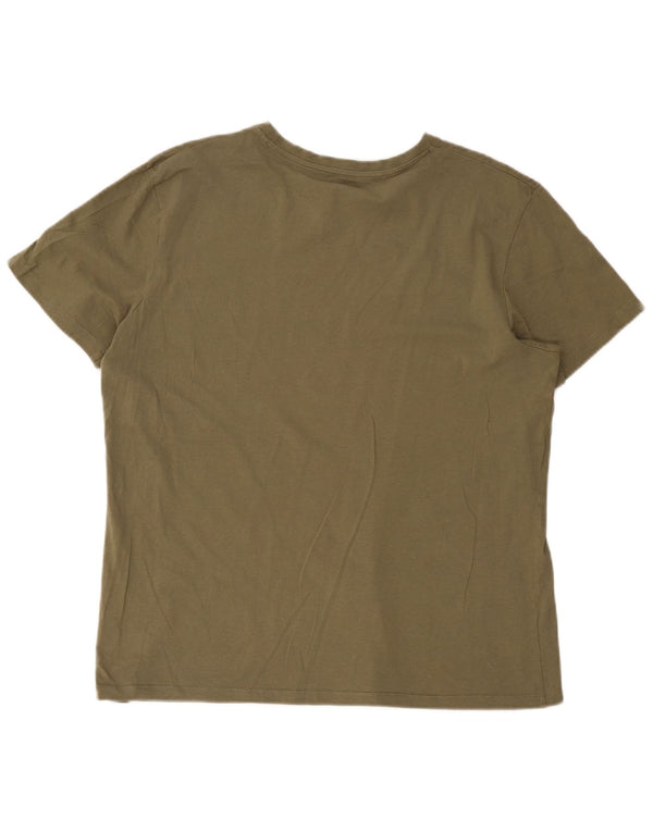 Jack & Jones Herre T-Shirt Top XL Khaki