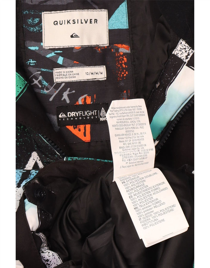 Quiksilver Boys Graphic Windbreaker Jacket 9-10 år Medium Flerfarvet