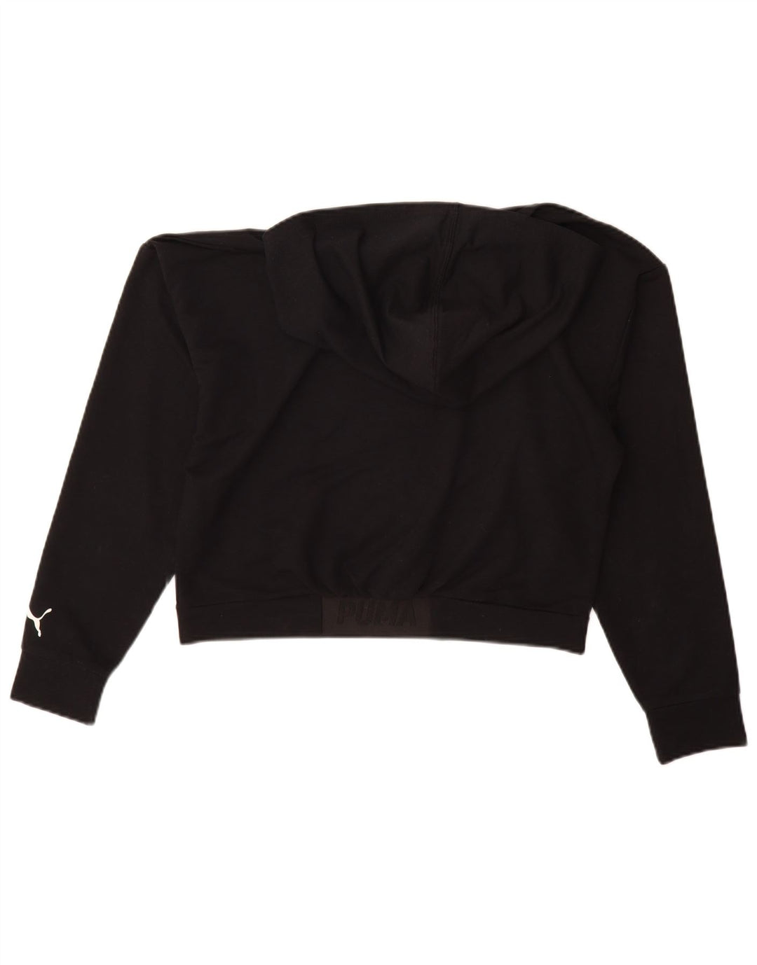 Puma Dame Grafisk Oversized Hoodie Jumper UK 10 Small Black Polyester