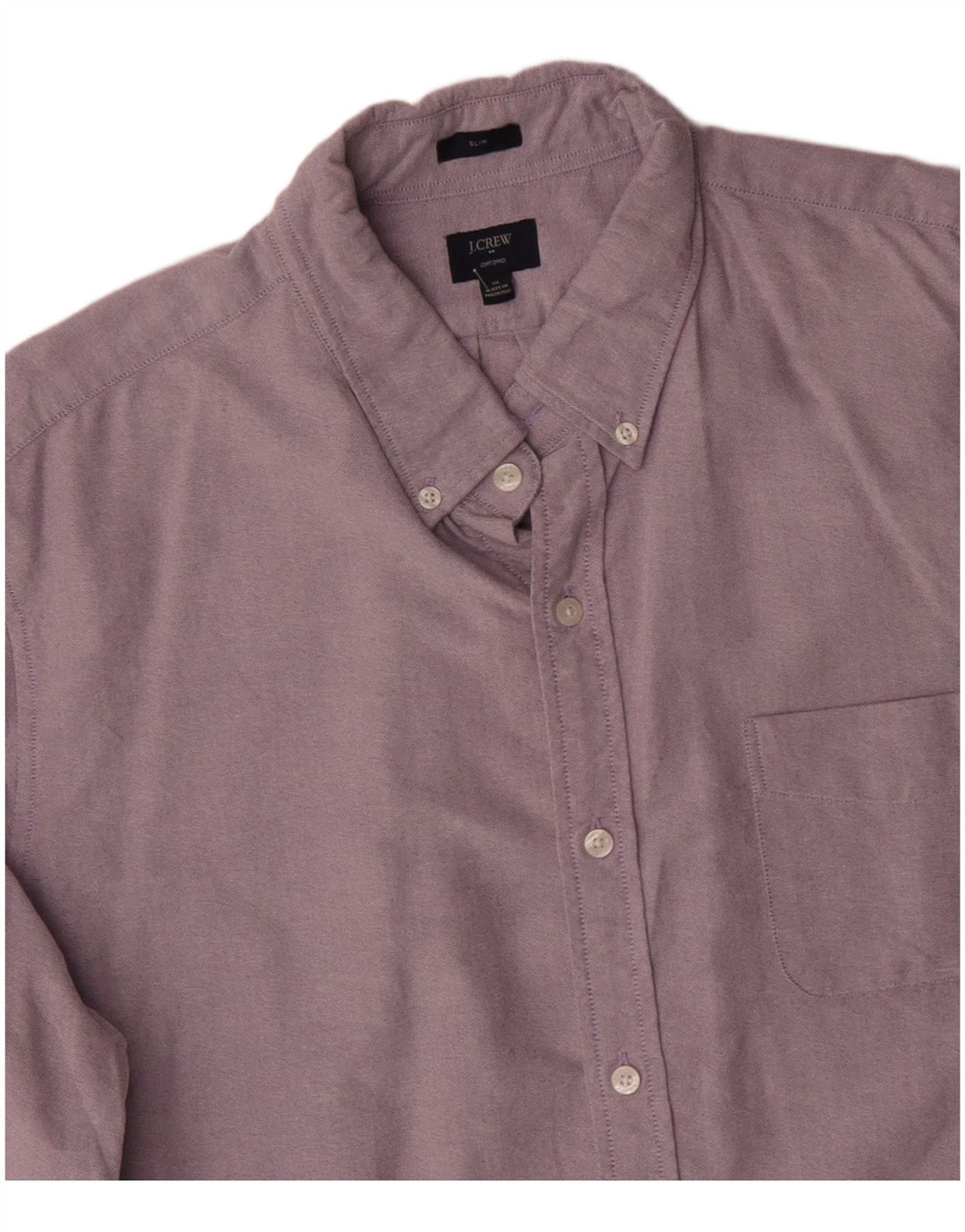J. CREW Herre Oxford Slim Shirt XL Lilla Bomuld