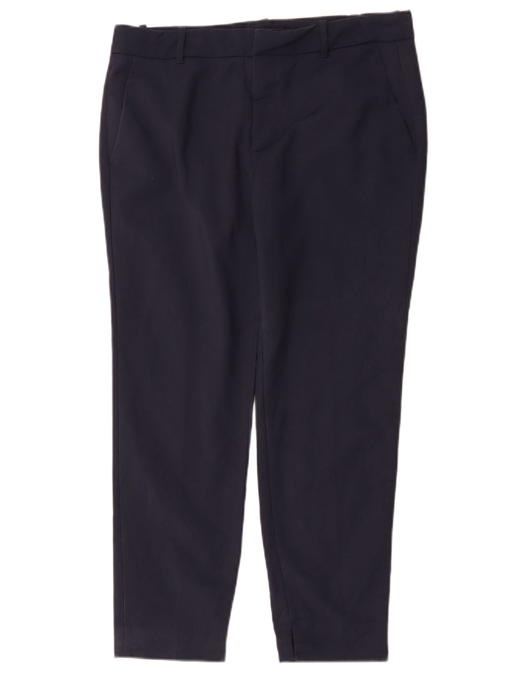 Zara Dame Slim Chino Bukser Large W30 L27 Marineblå