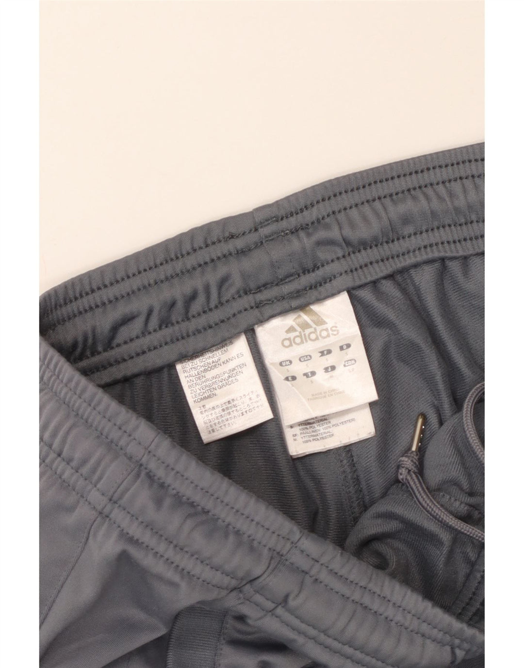 Adidas Træningsdragtsbukser til mænd Små grå polyester