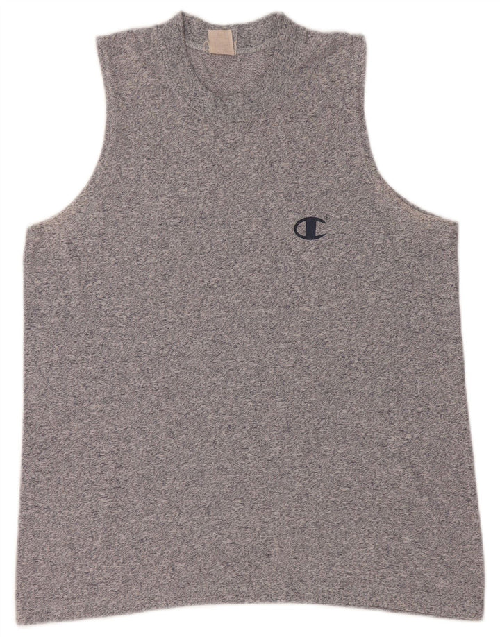 CHAMPION Damevest Top UK 12 Medium Grey Flecked