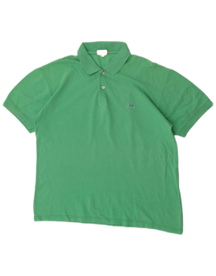 Kappa herre poloshirt mellemgrøn bomuld