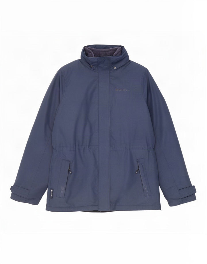 Mountain Warehouse Dame Hætte vindjakke UK 10 Small Navy Blue