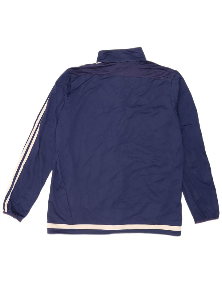 Adidas Herre Climalite træningsdragt Topjakke Stor marineblå polyester