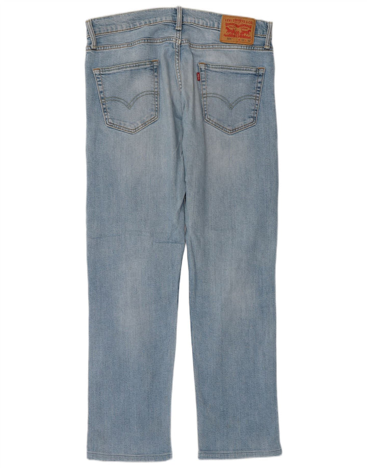 Levi's Herre 504 lige jeans W33 L32 blå bomuld