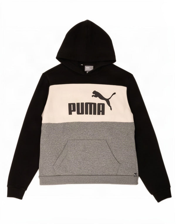 Puma Grafisk hættetrøje til drenge 15-16 år Flerfarvet Colourblock