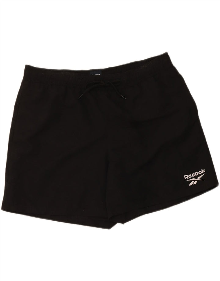 Reebok Sportsshorts til kvinder UK 16 Large Black Polyester