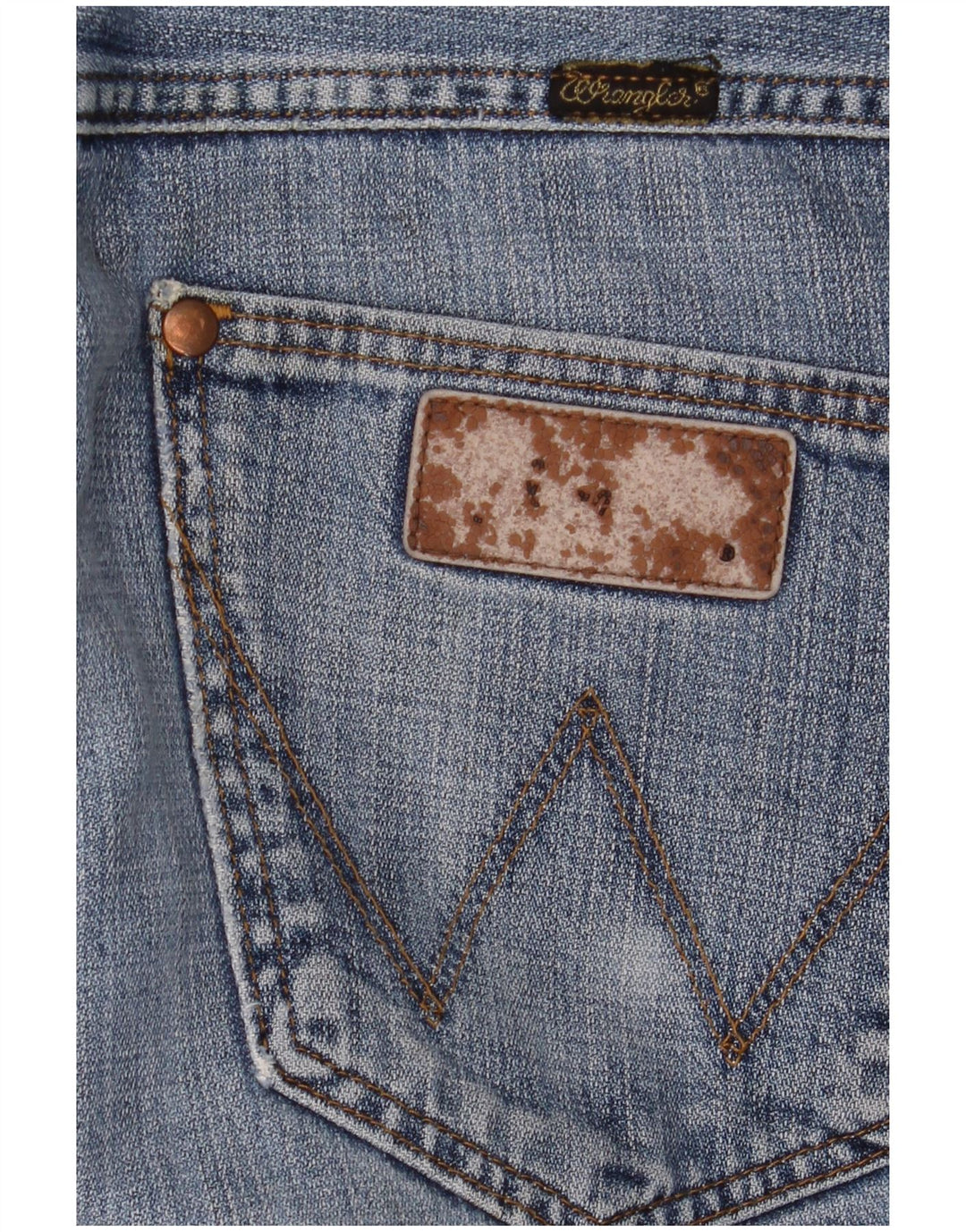 Wrangler Herre Alaska Straight Jeans W34 L30 Blå Bomuld