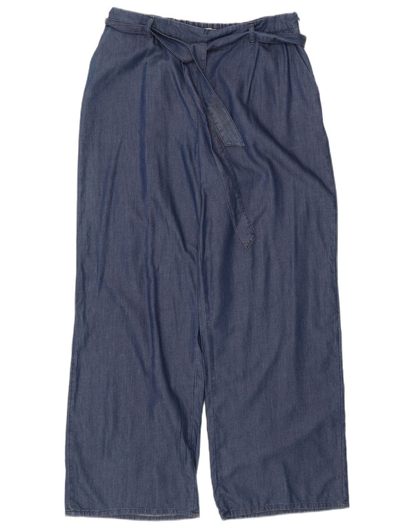 Phase Eight Dame Højtaljede Loose Fit Bukser UK 16 Large W36 L31 Blue