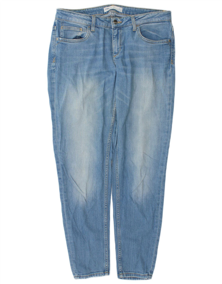 Zara Dame Slim Jeans EU 40 Medium W30 L29 Blå Bomuld