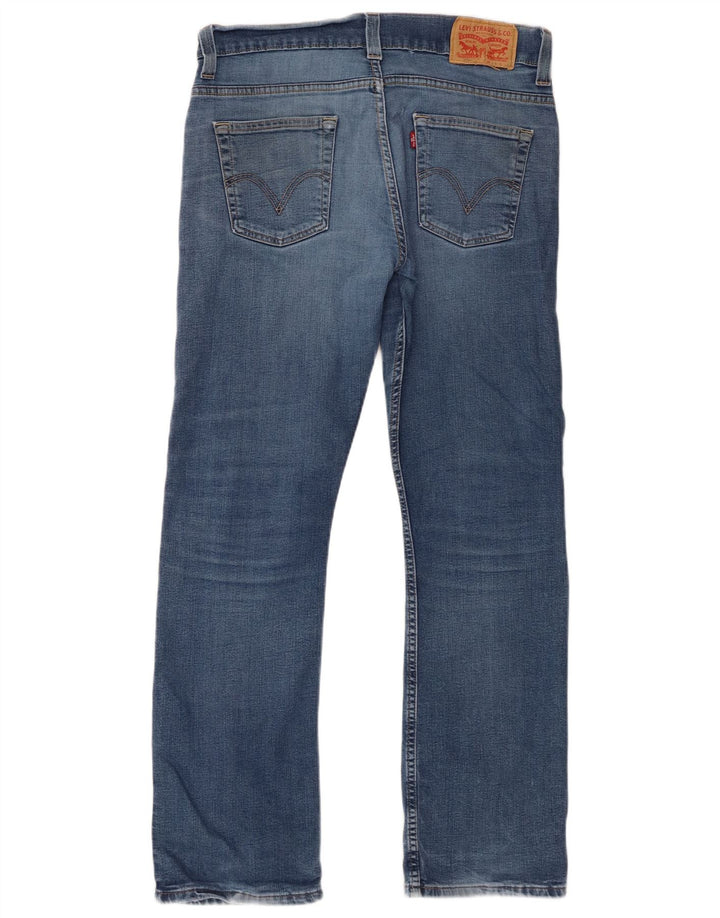 Levi's Herre 506 Straight Jeans W34 L32 Blå Bomuld