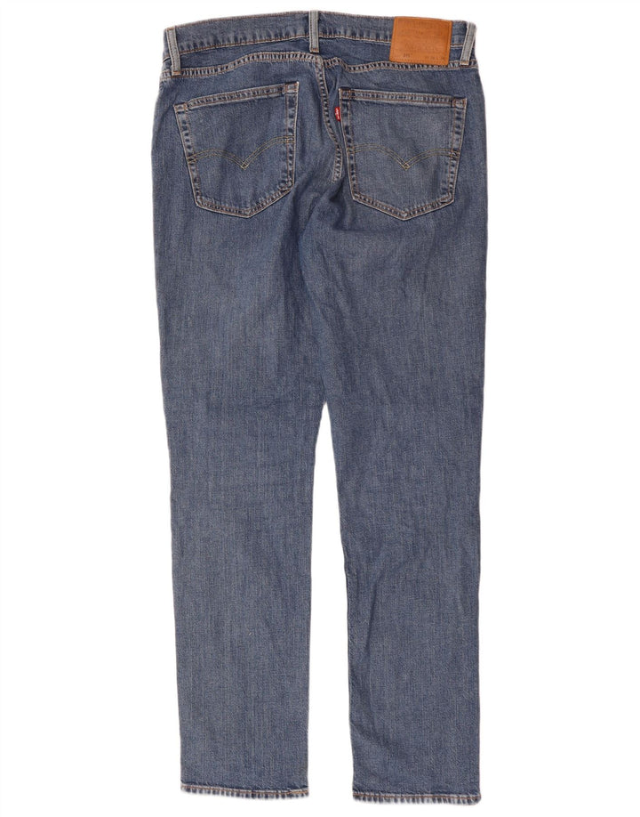 Levi's Herre 511 Slim Jeans W36 L34 Blå Bomuld