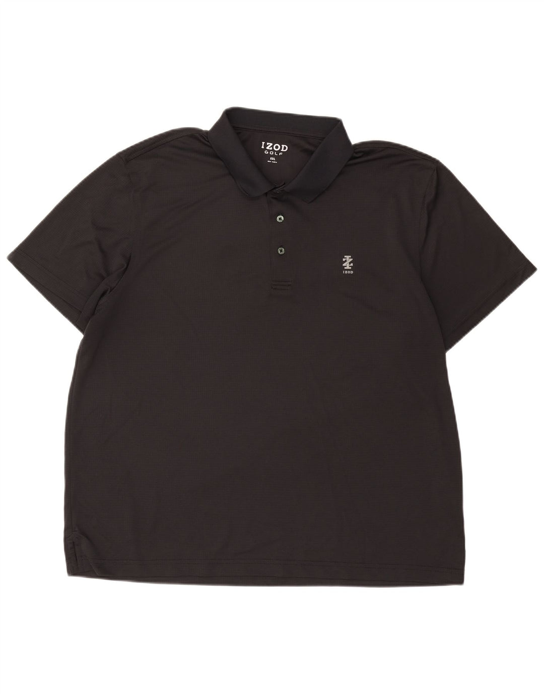 Izod Polo Shirt til mænd 2XL Sort Polyester